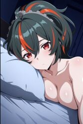 1girls ai_generated female female_focus female_only hoyoverse light-skinned_female light_skin mihoyo mihoyo_technology_(shanghai)_co._ltd. new_eridu_public_security solo solo_female solo_focus zenless_zone_zero zhu_yuan