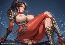 ai_generated alternate_version_at_source anal anal_sex big_breasts black_hair bodysuit breasts breasts_out crossed_legs hypet long_hair red_bodysuit shiny shiny_skin soul_calibur tagme taki thick thick_ass thick_legs thick_thighs thighs tight_clothing video_game_character video_games wet wet_body