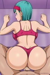 ai_generated bulma_briefs doggy_style panties