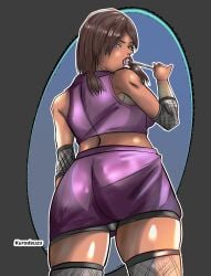 ass_focus ass_grab ino_yamanaka manuela_hidalgo naruto_shippuden resident_evil