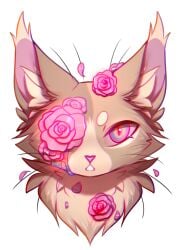 absurd_res alpha_channel ambiguous_form ambiguous_gender bloominglynx blue_eyes brown_body brown_fur candy_gore felid front_view fur gore hi_res looking_at_viewer mammal multicolored_eyes pink_eyes simple_background solo tan_body tan_fur transparent_background whiskers yellow_eyes
