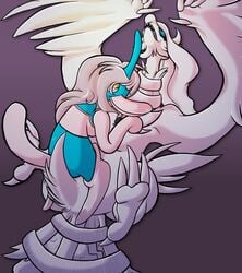 claws color female feral interspecies male nude pokemon porygon-z reshiram size_difference tagme