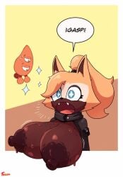 big_areola breasts fang female gasp huge_breasts sega sonic_(series) sweaty_breasts tascom whisper_the_wolf wisp_(sonic)