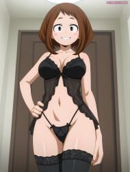 ochako uraraka from my hero academia by vizagege