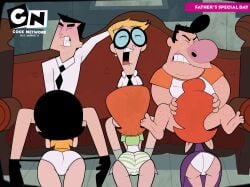 3boys 3girls big_ass big_butt black_hair blonde_hair cartoon_network crossover dexter's_dad dexter's_laboratory dexter's_mom father fellatio female gladys_(billy_and_mandy) gosgoz harold_(billy_and_mandy) husband husband_and_wife light-skinned_female light-skinned_male male male/female mature mature_female mature_male milf mother ms._keane oral oral_sex orange_hair powerpuff_girls professor_utonium the_grim_adventures_of_billy_and_mandy wife
