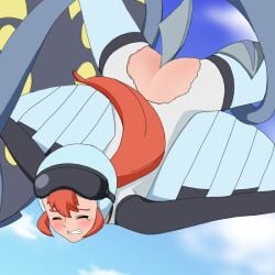 1girls artist_request ass breasts female macchi_(macchi) milf nintendo nipples npc_trainer nude pokemon pokemon_xy sky_trainer_(pokemon) tagme