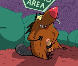 angry_beavers anthro beaver daggett furry male male_only mammal nickelodeon rodent tagme