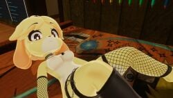 isabelle (animal crossing) from animal crossing by zy0n7