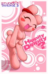 anthro breasts bunny_maloney bunny_maloney_meko candy_bunny english_text featureless_breasts featureless_crotch female heart_symbol hi_res lagomorph leporid mammal official_art rabbit tagme tail text