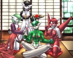 female gallade from nintendo by mykiio