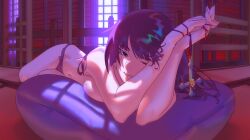 1girls bakemonogatari bare_arms bare_belly bare_breasts bare_chest bare_hands bare_hips bare_knees bare_legs bare_midriff bare_navel bare_shoulders bare_skin bare_thighs bare_tits bare_torso belly belly_button blue_eyes blue_eyes_female breasts busty busty_female busty_girl busty_teen completely_naked completely_naked_female completely_nude completely_nude_female curvaceous curvaceous_body curvaceous_female curvaceous_figure curvaceous_hips curvaceous_teen curvy curvy_body curvy_female curvy_figure curvy_hips curvy_teen elbows eruart exposed_arms exposed_belly exposed_breasts exposed_chest exposed_hips exposed_legs exposed_midriff exposed_navel exposed_shoulders exposed_skin exposed_thighs exposed_tits exposed_torso eye_closed female female_focus female_only fingernails fingers full_body fully_naked fully_nude groin high_resolution high_school_student highres hourglass_figure indoor indoor_nudity indoors knees large_breasts lean_figure lips long_hair looking_at_viewer lying lying_down lying_on_breasts midriff monogatari_(series) naked naked_female naked_woman narrow_waist navel necklace nude nude_female nudity one-eye_closed one_eye_closed one_eye_open purple_eyebrows purple_hair purple_hair_female school_girl senjougahara_hitagi shoulders slender_body slender_waist slim_waist solo teen_girl teenage_girl teenager thick_thighs thighs topless topless_female wide_hips window young_female young_woman