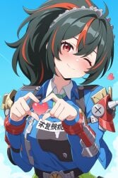 1girls ai_generated female female_focus female_only hoyoverse light-skinned_female light_skin mihoyo mihoyo_technology_(shanghai)_co._ltd. new_eridu_public_security solo solo_female solo_focus zenless_zone_zero zhu_yuan