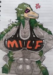 4_arms big_breasts huge_breasts little_cat multiple_arms scp-682 scp_foundation skull_head
