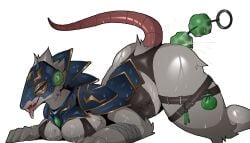 anal anal_bead_pull anal_beads anal_beads_in_ass anal_sex anthro armor ass ass_up big_breasts big_butt black_sclera bodily_fluids breasts buckteeth clothing eye_scar facial_scar female female_penetrated furgonomic_underwear furgonomics hairless_tail headgear helmet hi_res ikit_claw mammal murid murine object_in_ass panties penetration rat rat_tail red_eyes rodent scar sepiruth sex_toy sex_toy_in_ass sex_toy_insertion simple_background skaven solo sweat tail teeth thick_thighs underwear warhammer_(franchise) white_background