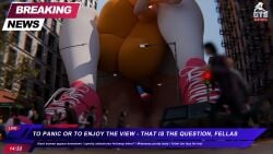 2girls asian asian_female ass big_ass big_butt blizzard_entertainment clothed clothed_female crowd d.va european european_female female female_focus giant_female giant_woman giantess hana_song jimmy144 large_ass large_butt light-skinned_female light_skin macro macro_female overwatch overwatch_2