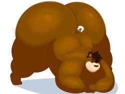 ass_bigger_than_head ass_up bear big_ass cinna_(megacoolbear) fat furry gay megacoolbear_(artist)