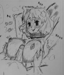 ahe_gao bomb_collar collar explosive_collar fallout gritty_hotdog_(artist) mob_face paizuri rough_sex rough_sketch steam sweat tagme traditional_art traditional_media_(artwork) vault_girl vault_meat waa153