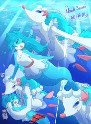 absurd_res animal_genitalia animal_penis anthro blue_body blue_hair blush brand_new_animal cetacean cetacean_penis clothed clothing delphinoid delta_spats duo embrace erection female generation_7_pokemon genitals hair hi_res hug interspecies male male/female mammal marine nina_flip nintendo open_mouth penis pokémon_(species) pokemon pokemon_(species) pokephilia primarina questionable_consent sequence signature simple_background size_difference smile studio_trigger surprised_expression swimming tapering_penis toothed_whale underwater video_games water