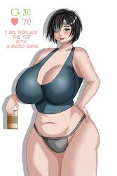 1girls alcohol alcoholic_drink beer big_breasts chainsaw_man drunk female female_only himeno_(chainsaw_man) mappa milkyline smile smiling_at_viewer strip_game