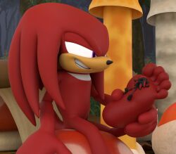 5_toes anthro ask-macro-rookie barefoot duo feet foot_fetish foot_focus hi_res humanoid_feet knuckles_the_echidna macro male male/male micro nude sega shadow_the_hedgehog smothering soles sonic_(series) sonic_the_hedgehog_(series) toes underfoot