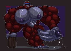 abs anthro biceps furry gay hyper hyper_balls hyper_genitalia hyper_penis hyper_testicles kumalqwha male male_focus male_only muscle muscles muscular muscular_arms muscular_ass muscular_back muscular_legs muscular_male muscular_thighs nipples pecs veins veiny_penis