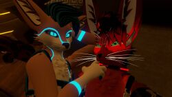 3d anthro anthro_only canid canine fur furry furry_only kyrani male male_only red_fur rexouium tagme twitter url vr_media vrchat vrchat_avatar