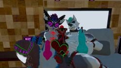 3d anthro anthro_only canid canine fur furry furry_only kyrani male male_only red_fur rexouium tagme twitter url vr_media vrchat vrchat_avatar