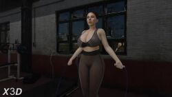 1girls 3d animated ass black_widow_(marvel) blender bouncing_breasts busty casual cleavage clothed dat_ass exercise female fit fit_female footwear gym gym_clothes huge_breasts human human_only jiggling jiggling_ass jiggling_breasts jump_rope jumping light-skinned_female light_skin longer_than_30_seconds marvel marvel_cinematic_universe mp4 natasha_romanoff no_sound ponytail public red_hair redhead scarlett_johansson shorter_than_one_minute skipping skipping_rope solo solo_female sports_bra sportswear straight_hair superheroine tagme thick top_heavy video workout x3d