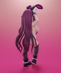 3d 3d_(artwork) 3d_model 3dbabes [sys3.6.3.]_e.c.m. animated big_breasts bunny_costume bunny_ears bunny_girl bunnygirl character_sheet e.c.m._2 henrietta_(zankuro) killingthenameof kitno_art kitnoart mp4 no_sound turntable_(animation) video