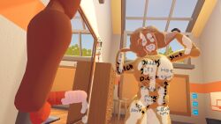 anal breasts cum cum_in_pussy dildo female mia_(recroom) nipples penis rec_room recroom sex vr