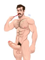 1boy abs balls ballsack bara beard_stubble big_cock big_penis bill_andersen blueboybara body_hair boner brown_eyes brown_hair caucasian caucasian_male dilf erect_penis erection facial_hair foreskin hairless_balls hairy_male hard_on huge_cock huge_penis human inside_out intact male male_nipples male_only male_pubic_hair manboobs manly mature_male muscles muscular muscular_male mustache nude nude_male partially_retracted_foreskin pecs penis proud_of_his_cock scrotum solo testicles uncut veiny_penis