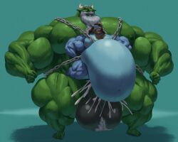 abs anal anthro balls biceps furry gay guzreuef hyper hyper_balls hyper_genitalia hyper_penis hyper_testicles male male_focus male_only muscles muscular muscular_arms muscular_ass muscular_back muscular_legs muscular_male muscular_thighs nipples pecs penis sitting_on_penis testicles veins veiny_penis