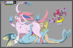 2022 absurd_res canid canine cetacean claws closed_eyes colored detailed duo ears_back eevee eeveelution embrace female female/female feral fin floating from_front_position furry generation_1_pokemon generation_6_pokemon group group_sex hi_res hoopa horn hug human human_penetrating interspecies kayasamix legendary_pokemon light-skinned_male logo looking_pleasured lying male male/female mammal marine missionary_position nintendo on_back open_mouth orgasm orgasm_face orgy pivoted_ears pokémon_(species) pokemon pokemon_(species) pokemon_trainer pokephilia portal raised_tail ring sex simple_background smile sucking sylveon tail_fin text tongue tongue_out toony traditional_media_(artwork) trio vaporeon video_games