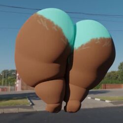 3d ambiguous_gender animated ass ass_focus ass_growth ass_up bear butt_cheeks completely_naked completely_nude cute expansion exposed exposed_ass funny huge_ass huge_butt inflation massive_ass massive_butt round_ass round_butt shaking shaking_ass shaking_butt unknown_gender video