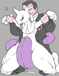 giovanni_(pokemon) male mewtwo pokemon pokemon_(species) pokemon_focus pokephilia team_rocket zabraxas