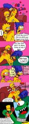 bart_simpson cheating cheating_wife comic cucked_by_futa female futa_on_female futadom futanari human intersex kang kodos lisa_simpson marge_simpson penis the_simpsons yellow_body