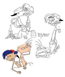 ed_edd_n_eddy gay kevin_(ed_edd_n_eddy) rolf_(ed_edd_n_eddy) straight_hair tagme yaoi