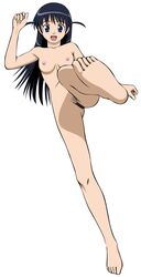 bar_censor breasts censored feet female nipples nude nude_female open_mouth pubic_hair school_rumble soles toes tsukamoto_tenma