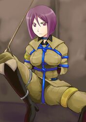 bondage female female_only hand_drawn human king_of_fighters shibari_over_clothes solo whip whip_(kof)