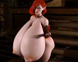 1girls 3d 3d_(artwork) amara_(ocelotte) areolae ass big_ass big_breasts breasts breasts breasts breasts_bigger_than_body breasts_bigger_than_head busty child_bearing_hips cleavage elf elf_ears elf_female elf_girl eyebrows eyelashes eyes female female_focus female_only fit fit_female gigantic_breasts hair hips hourglass_figure huge_ass huge_breasts humanoid hyper hyper_ass hyper_breasts large_areolae large_ass large_breasts legs light-skinned_female light_skin lips massive_ass massive_breasts milf nipples ocelotte original original_character pointy_ears red_eyes red_hair red_lipstick thick thick_legs thick_thighs thighs toned toned_female upper_body voluptuous waist wide_hips