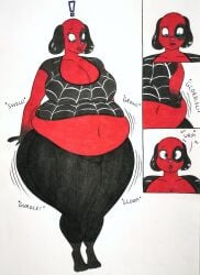 1girls 2021 animal_crossing anthro ass_expansion belly_expansion big_breasts breasts cherry_(animal_crossing) cleavage comic hip_expansion huge_ass inflation lj_caffie nintendo sequence wide_hips