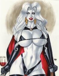 1girls chaos_comics chris_foulkes coffin_comics curvaceous curvy curvy_female curvy_figure death_(personification) female female_only grim_reaper hourglass_figure lady_death light-skinned_female light_skin queen_of_the_dead solo solo_female tagme voluptuous voluptuous_female