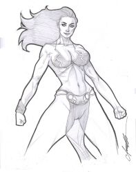 1girls artist_name artist_signature big_breasts chris_foulkes crossover crossover_cosplay curvy curvy_female drawn female female_only hourglass_figure hulk_(series) marvel marvel_comics monochrome pussy she-hulk sketch slave_leia_(cosplay) solo solo_female star_wars straight_hair tagme thighs veins veiny_muscles