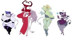 4girls agrat_bat_mahlat bbw big_ass big_breasts bimbo breasts busty child_bearing_hips chubby cleavage curvaceous curvy demon demon_girl demon_horns demon_wings digital_drawing_(artwork) digital_media_(artwork) eisheth_zenunim enormous_breasts eyebrows eyelashes eyes female female_focus female_only hair hellbounders high_heels hips hourglass_figure huge_ass huge_breasts human humanoid hyper hyper_ass hyper_breasts large_ass large_breasts legs light-skinned_female light_skin lilith_(slb) lips massive_ass massive_breasts multiple_girls naamah naamah_(slb) original original_character original_characters overweight overweight_female red_hair slb succubus succubus_horns succubus_wings thick thick_legs thick_thighs thighs toned toned_female top_heavy upper_body voluptuous waist wide_hips wings