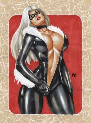 1girls black_cat_(marvel) chris_foulkes curvaceous curvy curvy_female curvy_figure felicia_hardy female female_only hourglass_figure light-skinned_female light_skin marvel marvel_comics solo solo_female spider-man_(series) straight_hair tagme voluptuous voluptuous_female