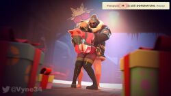 3d ambiguous_penetration animated ass belt bent_over bouncing_ass bouncing_breasts bra christmas clothed clothed_sex clothing dominant dominant_female dominant_male domination face_mask fempyro gas_mask heavy_(team_fortress_2) heavy_weapons_guy male_focus pyro pyro_(team_fortress_2) sound source_filmmaker standing standing_sex straight straps team_fortress_2 thick_ass thick_thighs thighhighs unzipped unzipped_bodysuit video vyne waist_grab warm_colors wet wide_hips