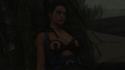 3d capcom jill_valentine jill_valentine_(sasha_zotova) leech nipple_bulge nipple_insertion nipple_penetration nipple_stretching parasite resident_evil resident_evil_3 resident_evil_3_remake steamoven3d swamp