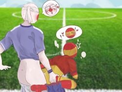 2022_fifa_world_cup 2boys anal cloruahiric countryhumans fifa gay japan_(countryhumans) outdoors rape sex soccer spain_(countryhumans) stadium world_cup yaoi