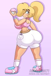 1girls ass big_ass big_breasts big_butt breasts bubble_ass bubble_butt daisy-pink71 daisy_(daisy-pink71) huge_ass huge_butt short_shorts thick_ass thick_thighs