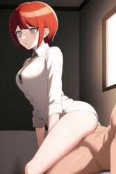 1boy 1girls ai_generated danganronpa danganronpa_2:_goodbye_despair female koizumi_mahiru male nai_diffusion penetration reverse_cowgirl_position sex stable_diffusion straight_hair